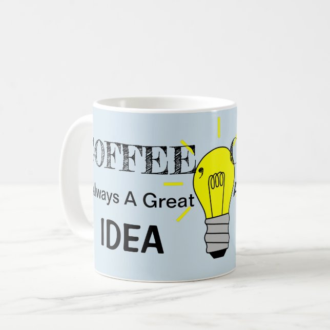 Kaffe, alltid en Underbar idé Kaffemugg (Framsida vänster)