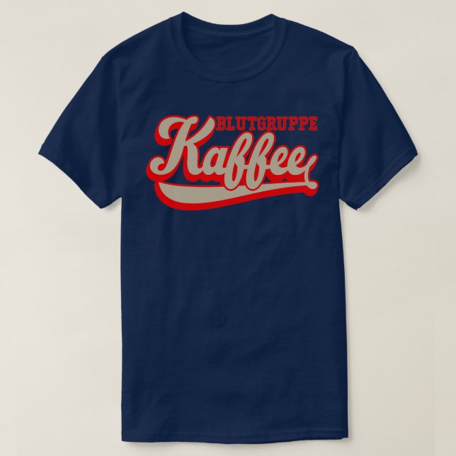 Kaffe älskad av koffein älskare 19 t shirt (Design framsida)