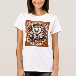 KAFFE ÄLSKAR TOFFEE EXKLUSIVT LOGO T SHIRT