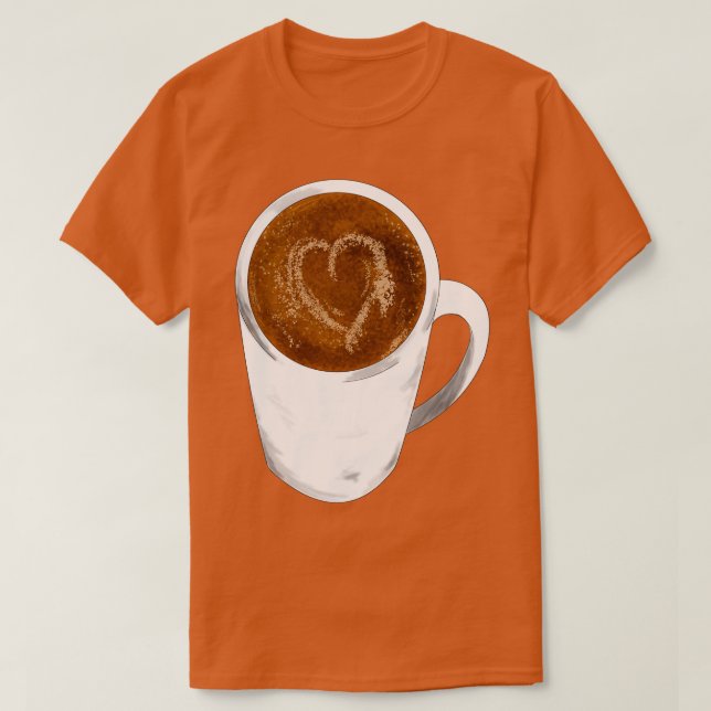 Kaffe Älskare 11 T Shirt (Design framsida)