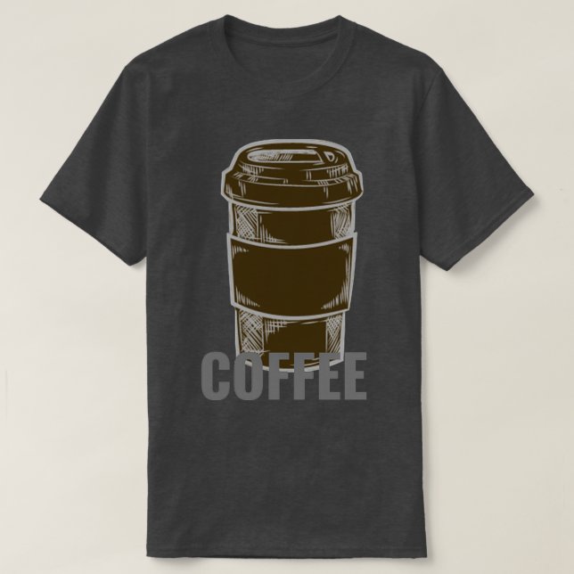 Kaffe Älskare 3 T Shirt (Design framsida)