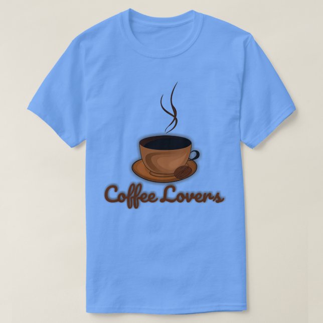 Kaffe Älskare 6 T Shirt (Design framsida)