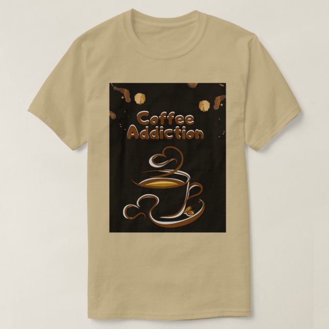 Kaffe älskare 8 t shirt (Design framsida)