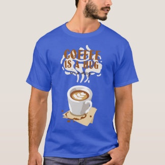 Kaffe Älskare cappuccino T Shirt