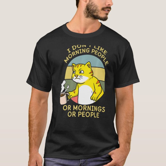 Kaffe Älskare Cat Whisperer Caffeinerad kaffe T Shirt (Framsida)