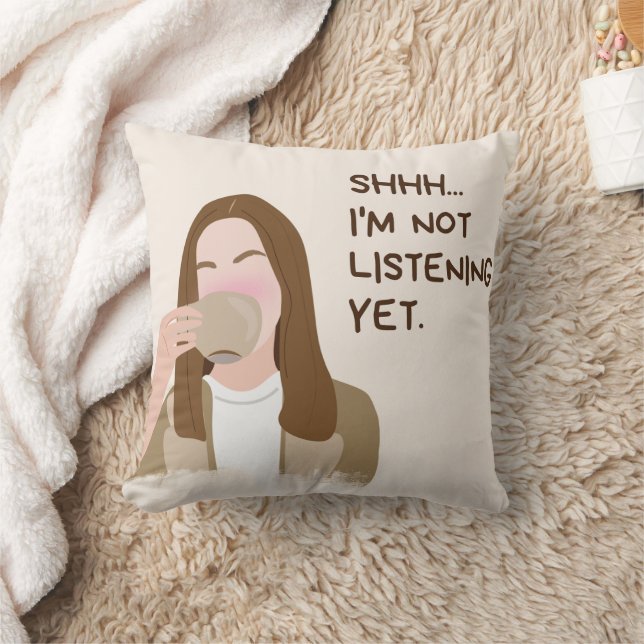 Kaffe Älskare Dekorativ kudde - Mysigt och varmt (Filt)