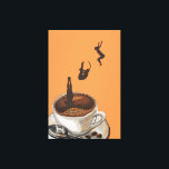 Kaffe Älskare Diving Pop Art Orange Dive Canvastryck<br><div class="desc">Kaffe Älskare Diving PIP Art Orange Dive Kanvastryck En perfekt för kaffe älskare. Coola Orange popup-bild Stil Skriv ut perfekt-teckningen för att inspirera bildkvaliteten.</div>