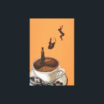 Kaffe Älskare Diving Pop Art Orange Dive Canvastryck<br><div class="desc">Kaffe Älskare Diving PIP Art Orange Dive Kanvastryck En perfekt för kaffe älskare. Coola Orange popup-bild Stil Skriv ut perfekt-teckningen för att inspirera bildkvaliteten.</div>