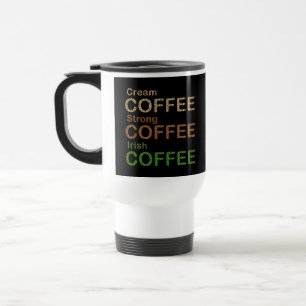 Kaffe Älskare Drinkers, Irish Coffee, Leopard Resemugg