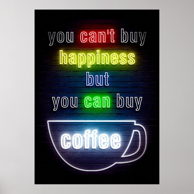 Kaffe Älskare du kan köpa kaffe Poster (Framsidan)