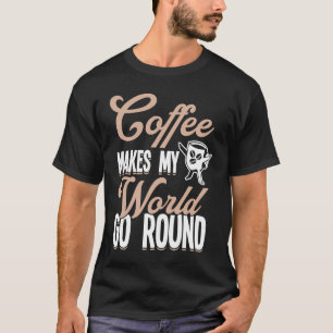 Kaffe Älskare Espresso Barista Cappuccino latte Ar T Shirt