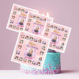 Kaffe Älskare Ghost Bord Napkin för barn Birthday Pappersservett