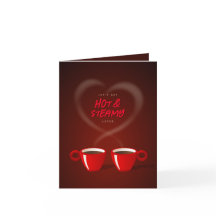 Kaffe Älskare Hett & Steamy Funny Alla hjärtans da