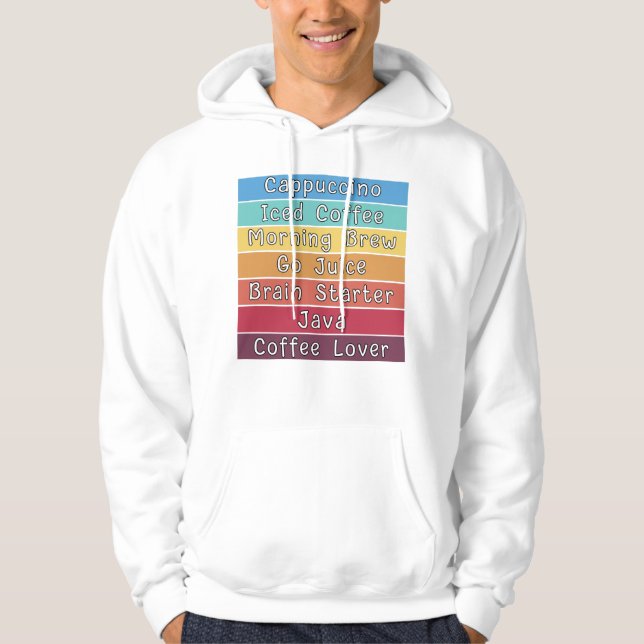 Kaffe Älskare Hoodie (Framsida)