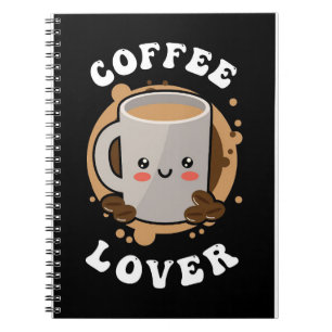 Kaffe Älskare-kaffe Cappuccino Älskare Anteckningsbok