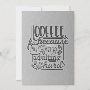 Kaffe Älskare-kaffe eftersom det är svårt att äta Spara Datumet