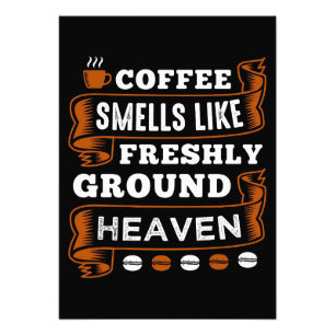 Kaffe Älskare-kaffe, otrolig smell Fototryck
