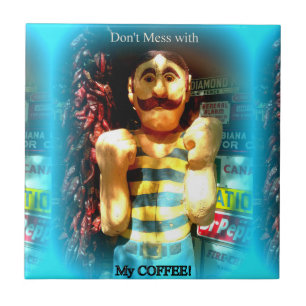 kaffe älskare kakelplatta