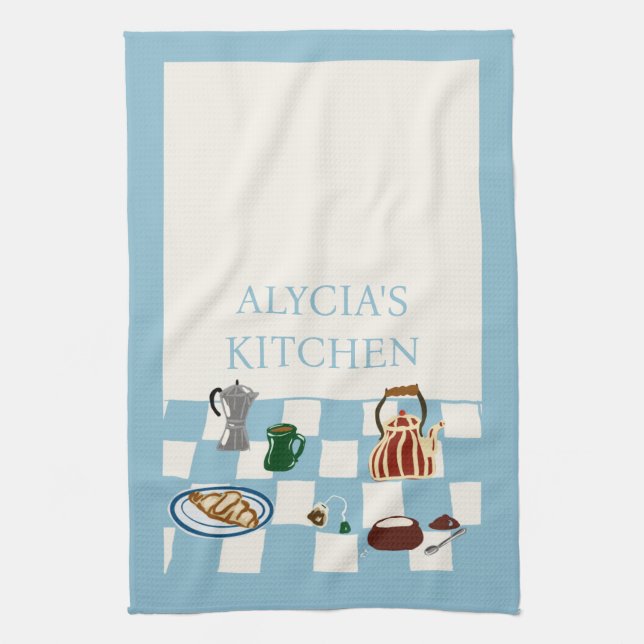 Kaffe Älskare kökshanddukar (Vertikal)