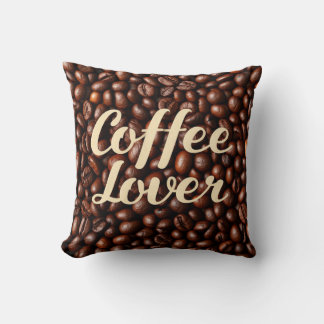 Kaffe Älskare Kudde
