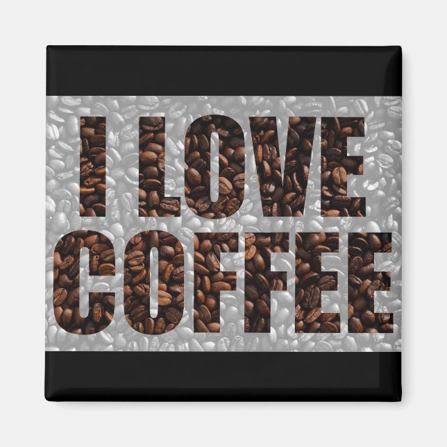 Kaffe älskare magnet (Framsidan)