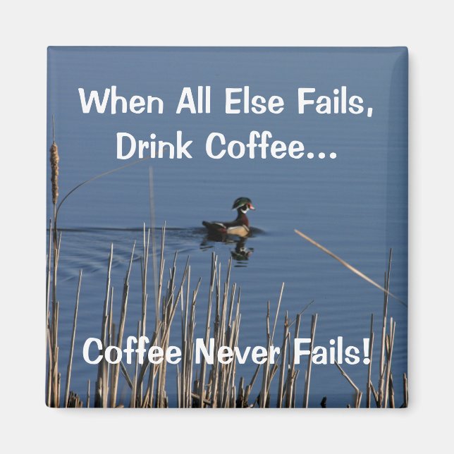 Kaffe Älskare Magnet (Framsidan)