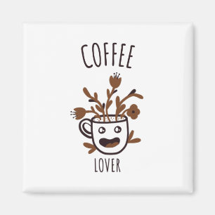 Kaffe Älskare Magnet