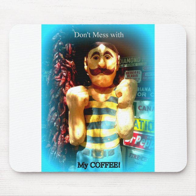 kaffe älskare mousepad musmatta (Framsidan)