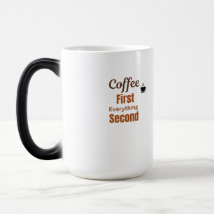 Kaffe Älskare Mugg   Kaffe först allt andra