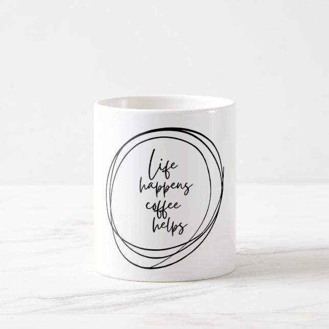 Kaffe Älskare Mugg - men först kaffe (Center)