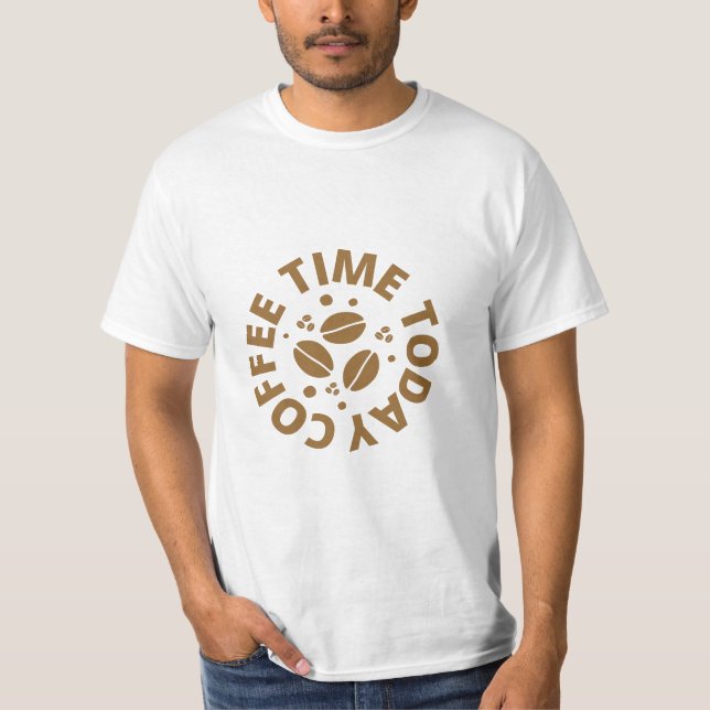 Kaffe-Älskare och kaffehaltig livlina T Shirt (Framsida)