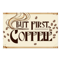 Kaffe Älskare-offerten poster ångvirvelar