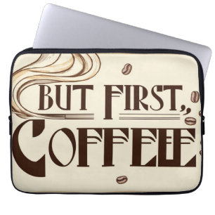 Kaffe Älskare-offerten poster ångvirvelar Laptop Fodral