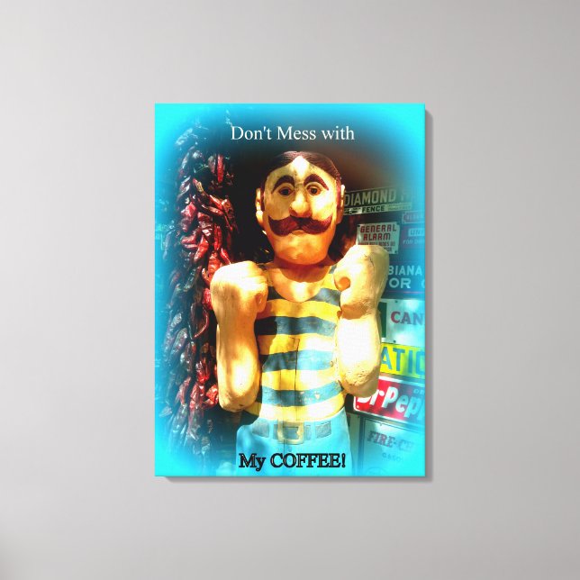 kaffe älskare omed canvas (Framsida)