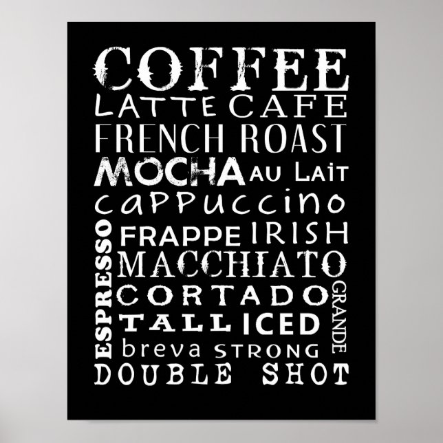 Kaffe Älskare Poster (Framsidan)