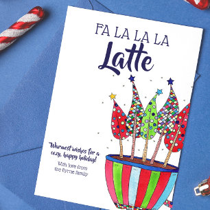 Kaffe Älskare Senaste jul Julkort
