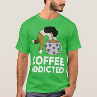 kaffe älskare t beroende t shirt