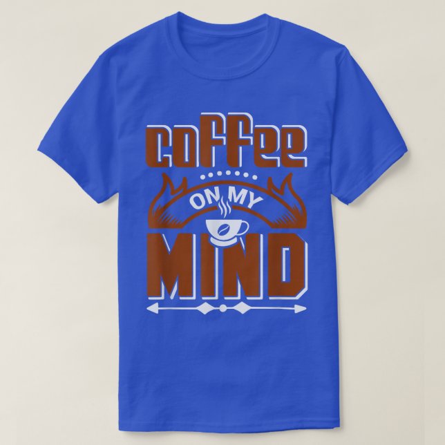 Kaffe Älskare T-Shirt (Design framsida)