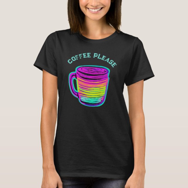 Kaffe Älskare T Shirt (Framsida)