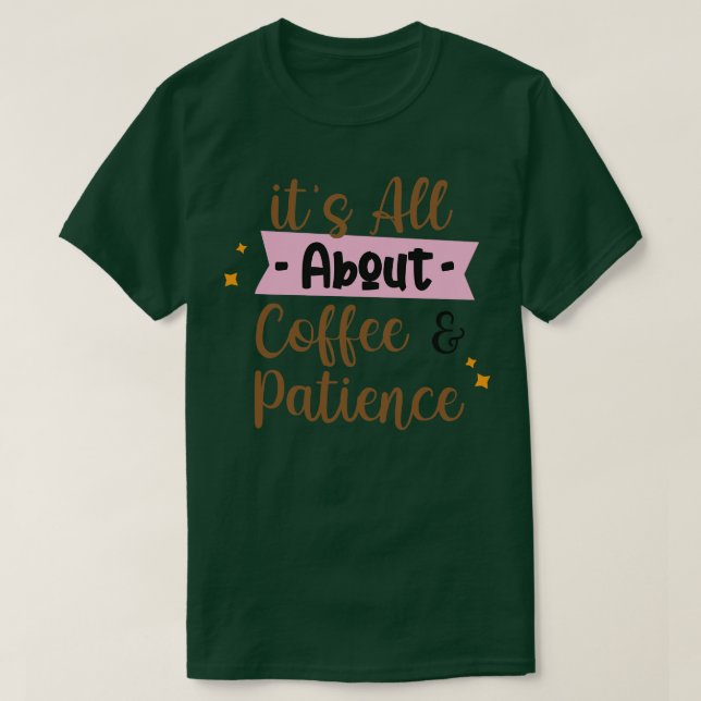 Kaffe Älskare T Shirt (Design framsida)