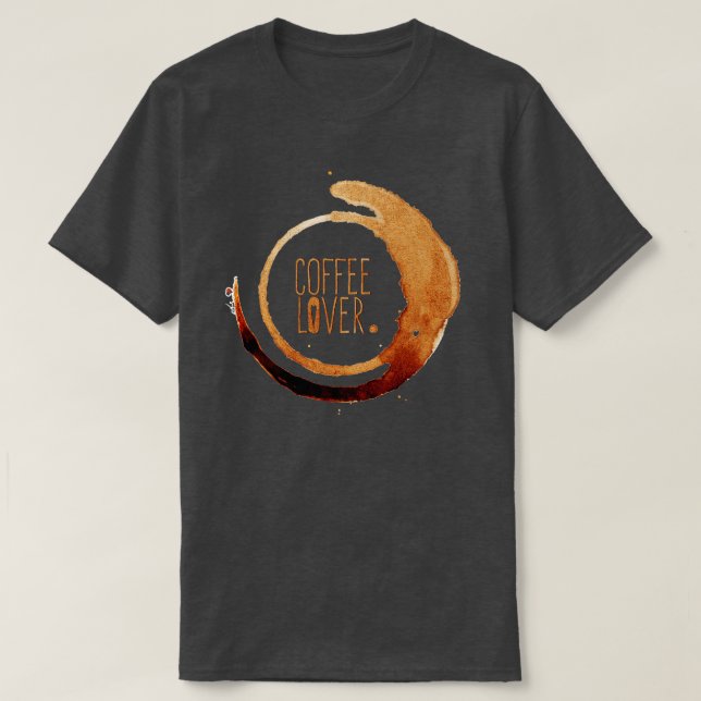 Kaffe Älskare T Shirt (Design framsida)