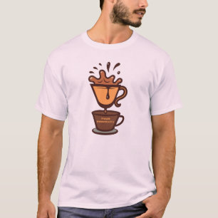 Kaffe Älskare T-Shirt-design T Shirt