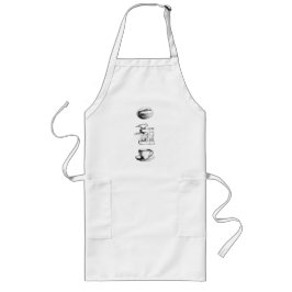 Kaffe Älskare-uppsättning Långt Förkläde
