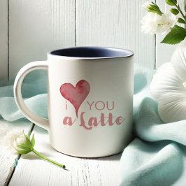 Kaffe Älskare Valentines day-gåvor Två-Tonad Mugg