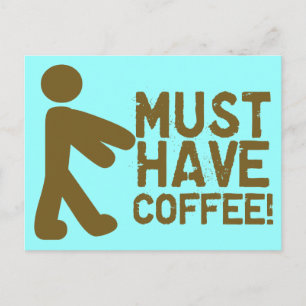 Kaffe Älskare Vykort
