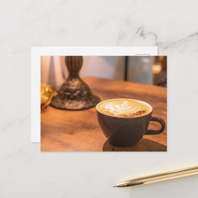 Kaffe Älskare Vykort (Fram/Back In Situ)