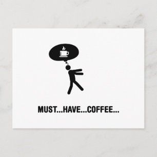 Kaffe Älskare Vykort