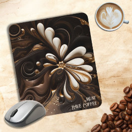 Kaffe Älskare's mocha-Thed Mouse Pad Musmatta