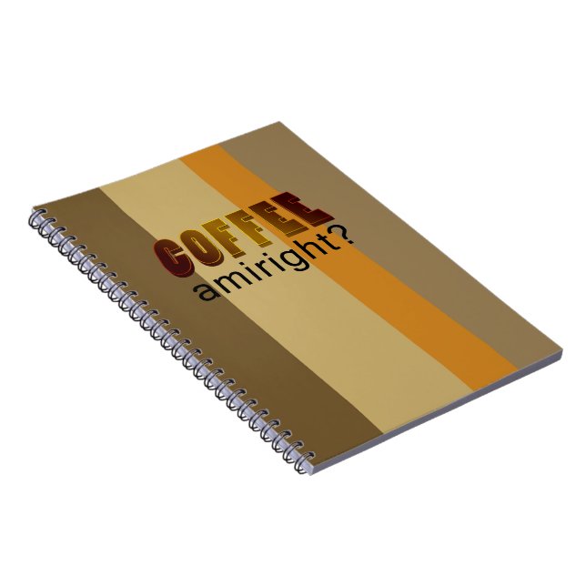 Kaffe Amiright? Anteckningsbok (Högra Sidan)