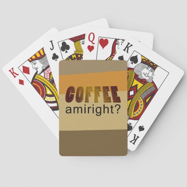 Kaffe Amiright? Casinokort (Baksidan)